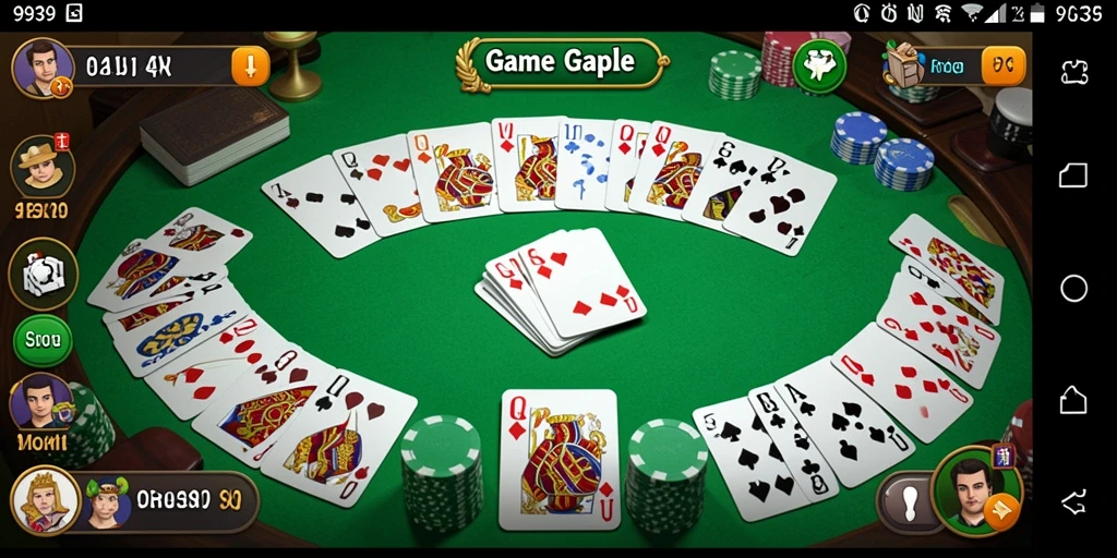Screenshot gameplay Gaple 9939 yang seru dan interaktif.