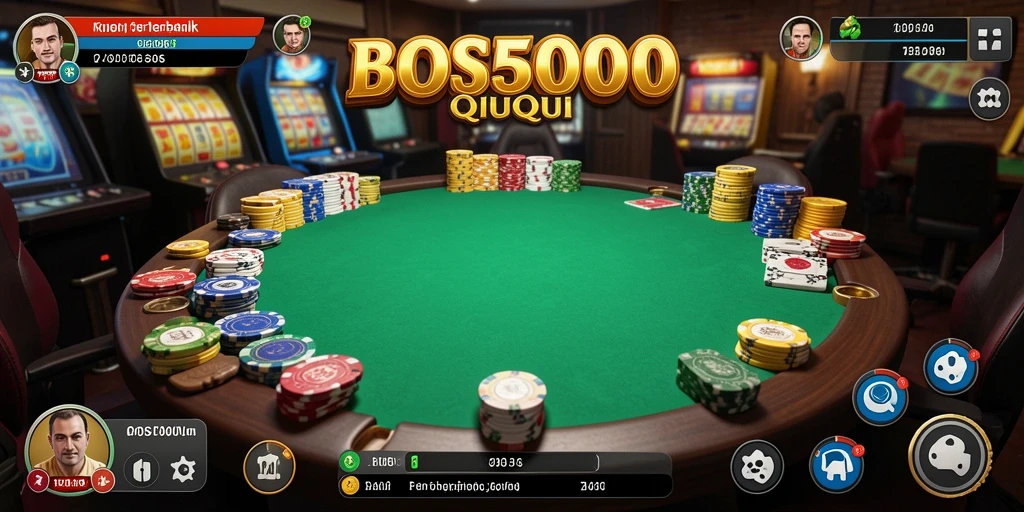 Tampilan gameplay yang mendebarkan di BOS5000.