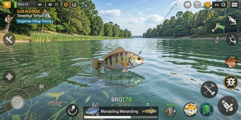 Tangkapan ikan terbaik dalam gameplay memancing BRO178.