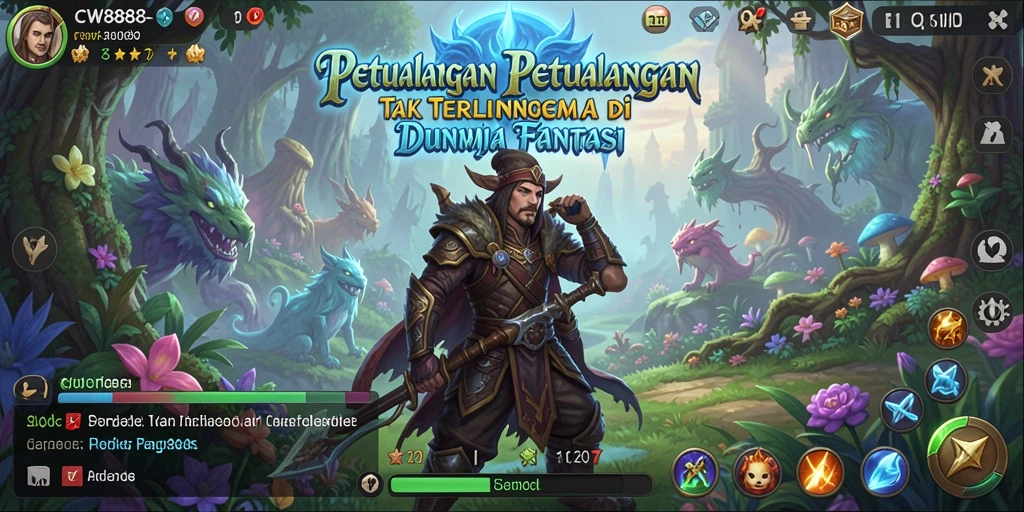 Screenshot CW8888 menampilkan gameplay yang seru dan imersif di dunia petualangan.