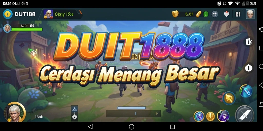 Tampilan screenshot gameplay DUIT188 yang menampilkan strategi pertempuran.