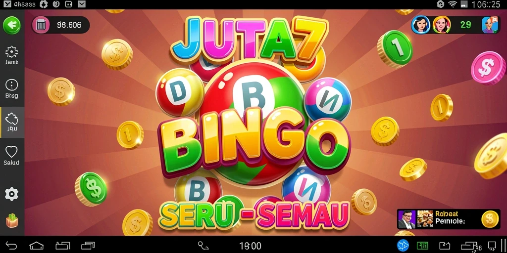 Gameplay menarik JUTA7 di dalam permainan Bingo.