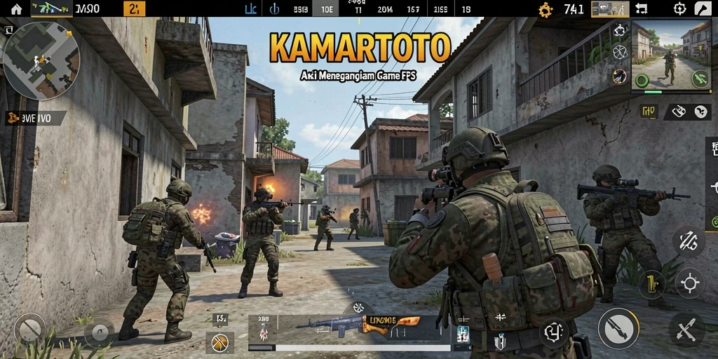 Menampilkan momen aksi seru dalam gameplay KAMARTOTO.