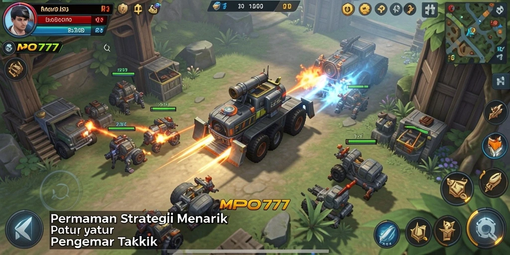 Tampilan gameplay MPO777 yang memukau dan strategis.