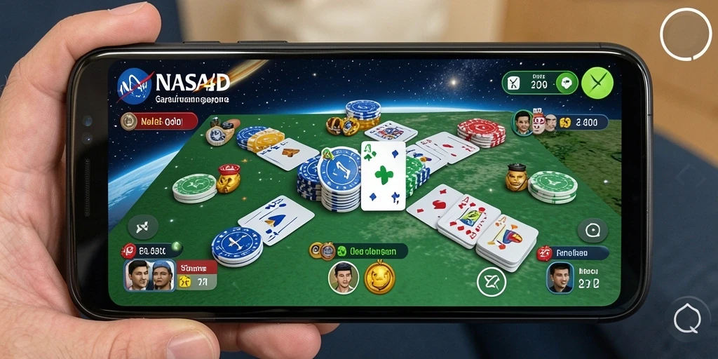 Screenshot permainan Gaple yang seru dan interaktif di NASA4D.