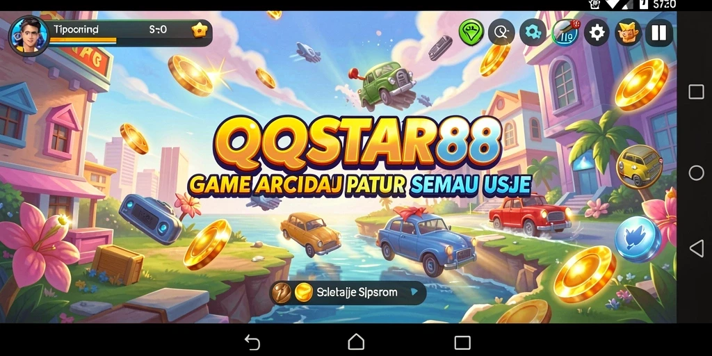 Tampilan gameplay seru dari QQSTAR88 dalam kategori Arcade.