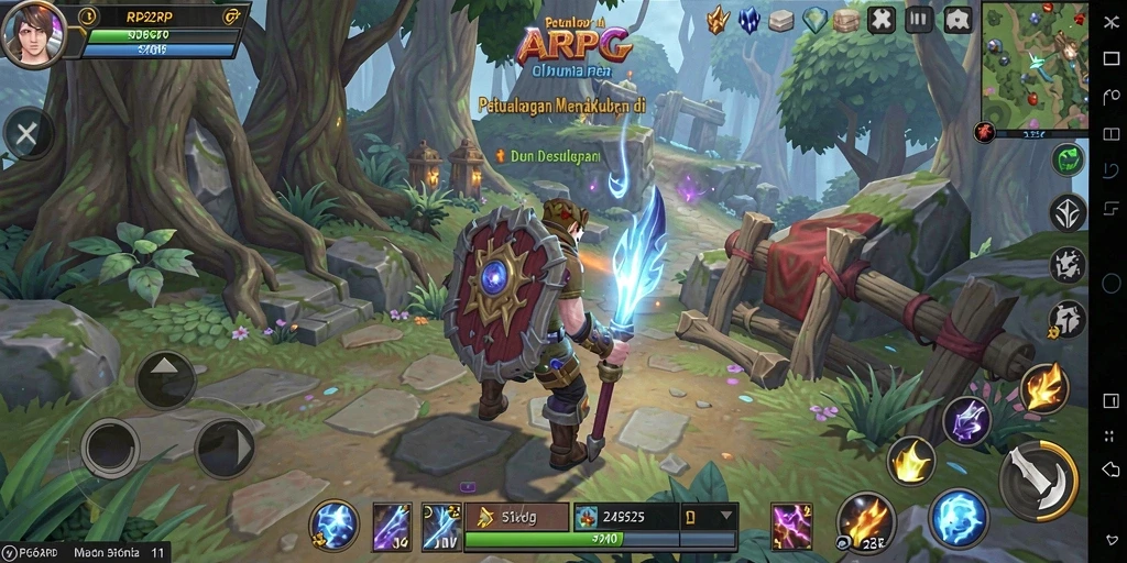 Screenshot gameplay RP62RP yang penuh aksi dan petualangan.