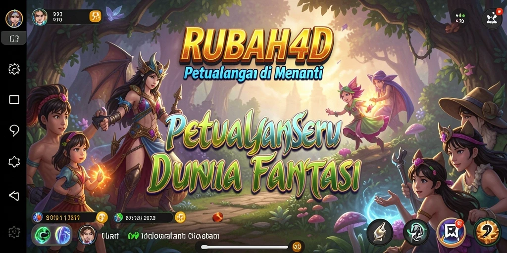 Tampilan gameplay seru dari RUBAH4D di dunia petualangan.