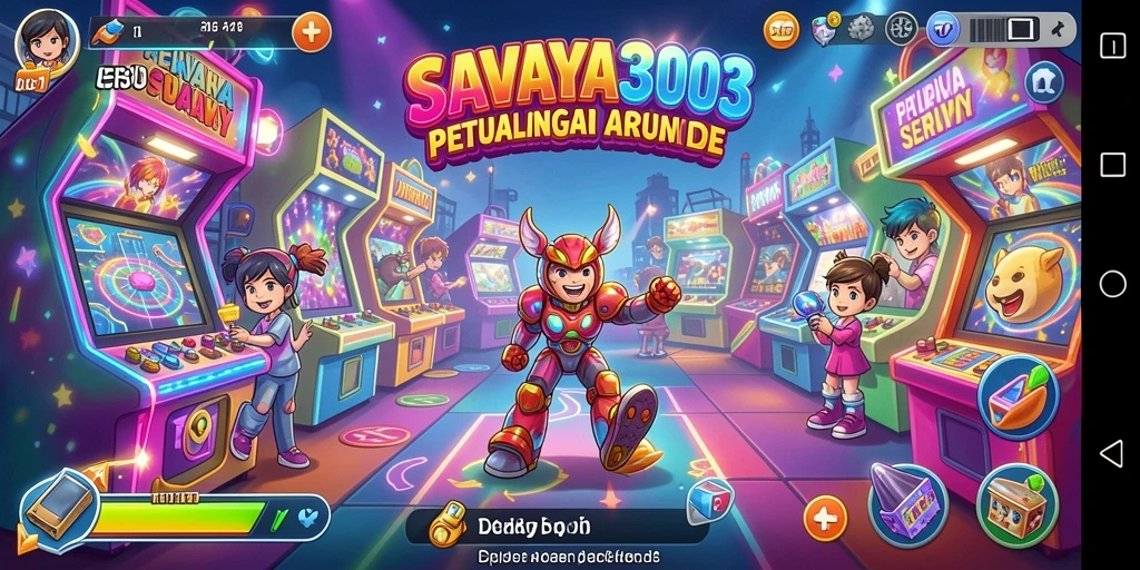 Screenshot menunjukkan gameplay menarik dari SAVAYA303 di dunia Arcade.