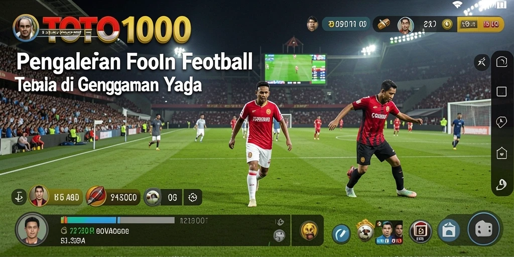 Gameplay TOTO1000 yang dramatis dan mendebarkan dalam sepak bola.