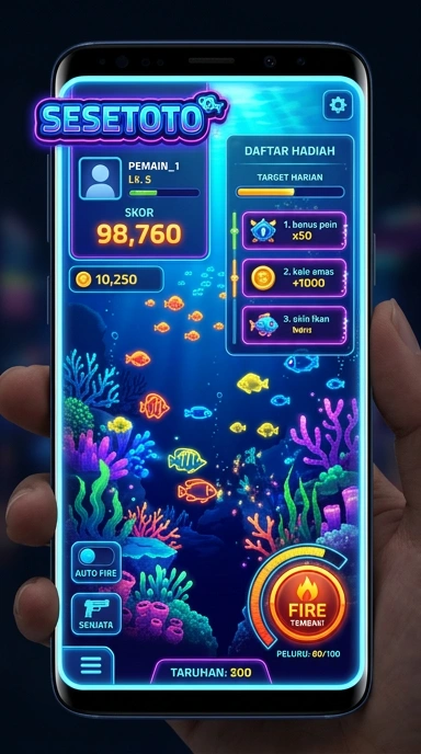Tangkapan layar aplikasi sesetoto yang menunjukkan fitur utama.